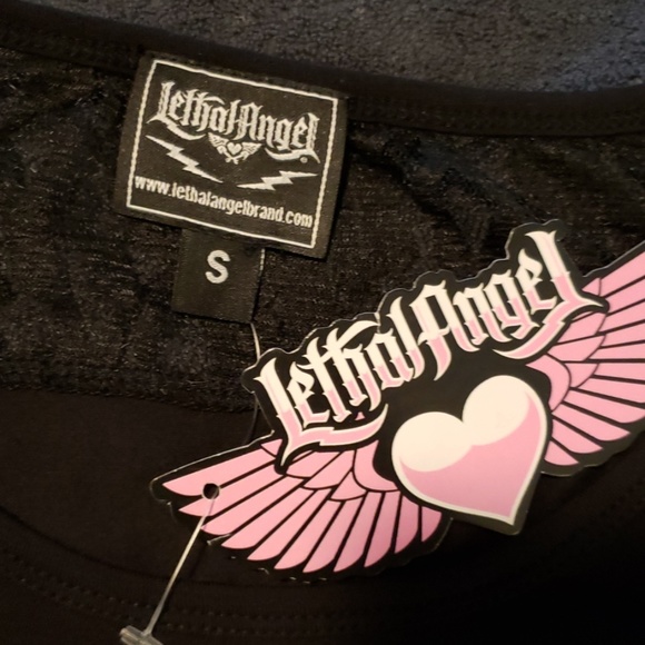 NWT Lethal Angel Long Sleeve Top - Picture 3 of 4
